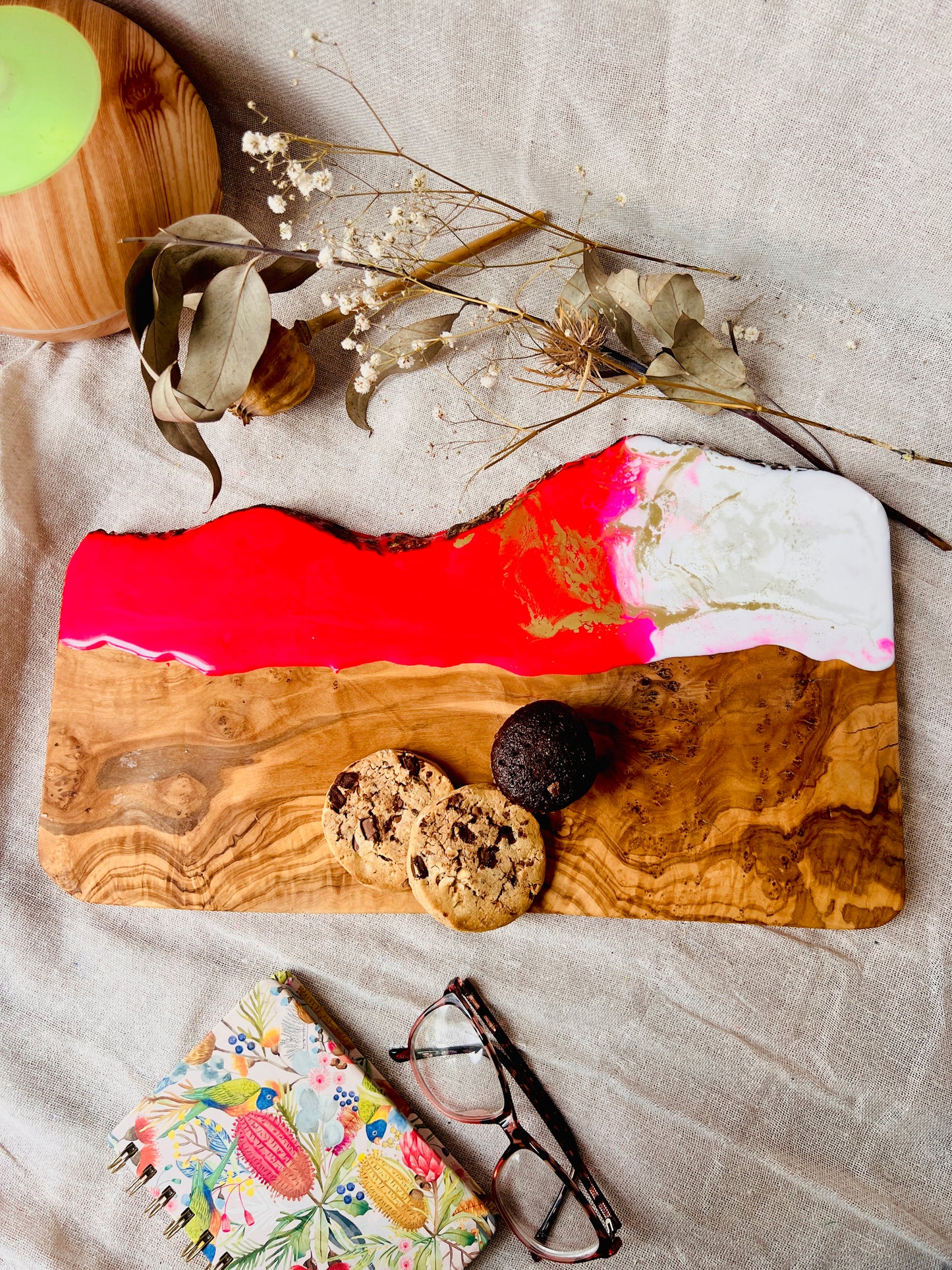 Barbie Pink Cheese Board, Large Resin Serving Platter